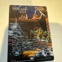 MTG Trouble in Pairs (Borderless) Teenage Mutant Ninja Turtles #m0003 - Image 1