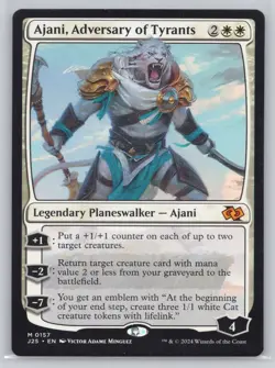 Ajani, Adversary of Tyrants M Foundations Jumpstart 157 NM - Image 1