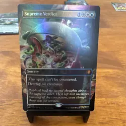 Supreme Verdict (Borderless) Commander: Teenage Mutant Ninja Turtles Foil - Image 1