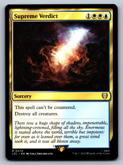 Supreme Verdict - Lord of the Rings Commander - MTG - Image 1