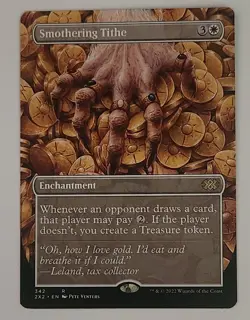Smothering Tithe Borderless MTG 2X2 342 Rare NM Commander Staple Gamechanger - Image 1