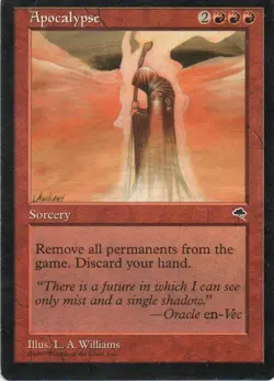 MTG: Tempest: Apocalypse: Lightly Played Condition - Image 1