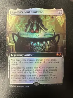 Agatha's Soul Cauldron (Extended Art) Wilds of Eldraine Foil NM JL - Image 1