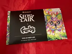 MTG Gathering Magic Secret Lair x Furby: Doo-ay Noo-lah Rainbow Foil Edition - Image 1