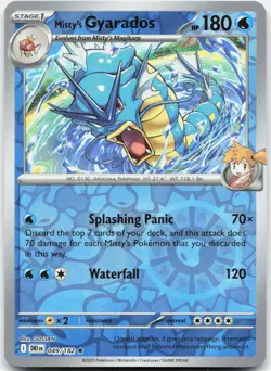 Misty's Gyarados Rare Destined Rivals Reverse Holo 049/182 NM/M Pokemon - Image 1