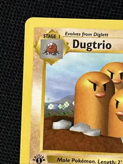 Pokemon Dugtrio 19/102 Base Set (Shadowless) (Never Played) *Near Mint* - Image 3
