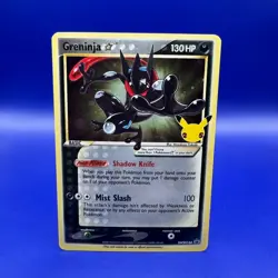 Greninja Gold Star SWSH144 Black Star Promo Celebrations Pokemon NM - Image 1