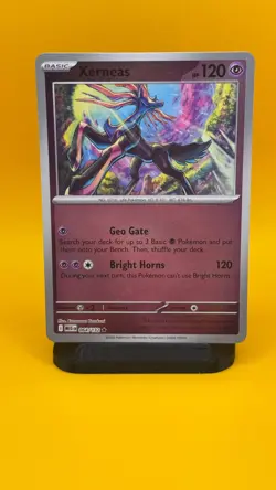 Pokemon TCG * Mega Evolution * 64/132 Xerneas Reverse HOLO ME1 - Image 1