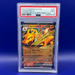 Pokemon Charizard ex #161 SVP Black Star Promo Super Premium Collection PSA 9 - Image 1