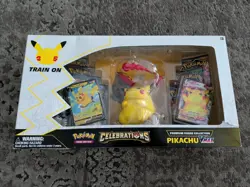 Pokemon TCG Celebrations Premium Figure Collection PIKACHU VMAX Box Brand New! 820650809408 - Image 1