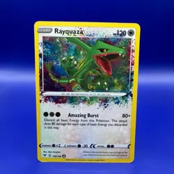 Rayquaza 138/185 Amazing Rare - Vivid Voltage Pokemon Card NM - Image 1