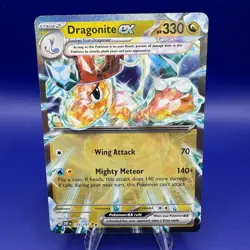 Dragonite ex 159/197 Tera Ultra Rare - Obsidian Flames Pokemon Card NM - Image 1
