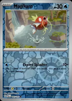 Magikarp 042/193 Paldea Evolved Reverse Holo Pokemon Card NM Scarlet Violet - Image 1