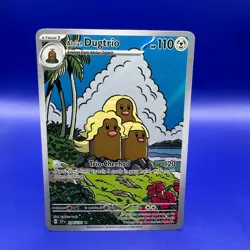 Alolan Dugtrio 208/191 Illustration Rare - Surging Sparks Pokemon TCG NM - Image 1
