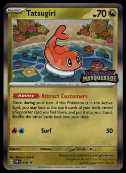Tatsugiri SVP 118 Promo Holo - Scarlet & Violet Black Star Promo Pokemon - Image 1