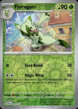 Floragato Reverse Holo 014/193 Paldea Evolved - Pokemon TCG - Image 1