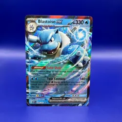 Blastoise ex 009/165 Double Rare Pokemon 151 Scarlet & Violet NM - Image 1