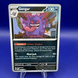 Gengar 050/088 Reverse Holo Rare - Perfect Order Pokemon Card NM - Image 1