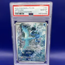 Articuno 161/159 Sv09: Journey Together Full Art Pokemon TCG PSA 10 - Image 1
