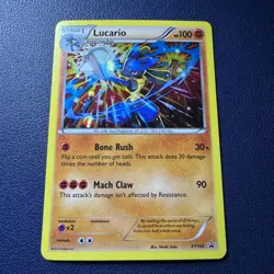 2016 Lucario XY140 - Cosmos Holo Rare - Black Star Promo - NM Pokemon TCG - Image 1