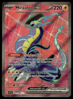Miraidon ex 227/198 Special Illustration Rare - Scarlet & Violet Pokemon TCG NM - Image 1