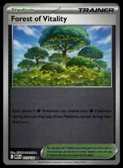 Forest of Vitality Reverse Holo 117/132 Mega Evolution Pokemon TCG - Image 1