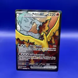 Team Rocket’s Moltres ex 208/182 Ultra Rare - Destined Rivals Pokemon TCG NM - Image 1