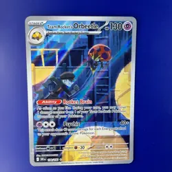 Team Rocket’s Orbeetle 198/182 Rare - Destined Rivals Pokemon Card - Image 1