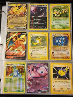 Huge Pokemon Collection Binder Vintage Modern Lot of Cards Holos Rares WoTC Etc - Image 1