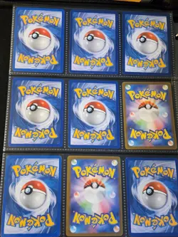 Huge Pokemon Collection Binder Vintage Modern Lot of Cards Holos Rares WoTC Etc - Image 2
