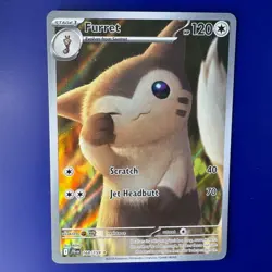 Furret 168/159 Illustration Rare - Journey Together Pokemon Card NM - Image 1