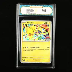 TQG 9.5 Mint+ 2025 Pokemon World ENG Pikachu #I SVP EN #225 Promo - Image 1