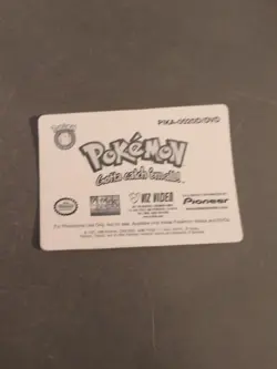 1998 POKEMON ASH KETCHUM PIONEER PROMO BADGE VIZ-VIDEO PIKA-0020D/DVD PROMO - Image 2