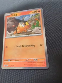 Pokemon TCG Tepig Ascended Heroes 029/217 Cosmo Holo Promo - Image 2