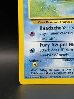 ▸ Pokemon | 2000 | Psyduck | WOTC Black Star Promo | #20 | HP - Image 5