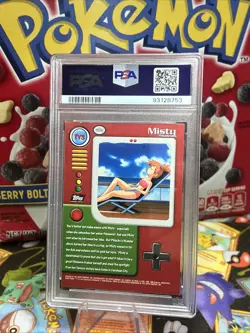 PSA 9 1999 Topps Pokemon Misty TV3 FOIL Series 1 Character Card LOW POP - Image 2