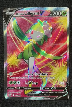 Pokemon TCG Hisuian Lilligant V (Full Art) 162/189 Swsh10: Astral Radiance Holo - Image 1