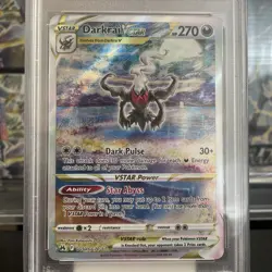 2023 POKEMON SWORD & SHIELD CROWN ZENITH #GG50 FULL ART/DARKRAI VSTAR PSA 10 - Image 3