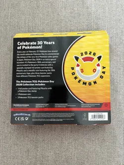 Pokemon Day 2026 TCG Special Edition Box Promo Pikachu Coin 3 Booster Packs - Image 2