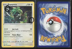 Rayquaza SWSH029 Cosmos Holo Promo Sword & Shield Promo Pokemon Near Mint Swirl - Image 3