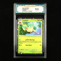 TQG 9.5 Mint+ 2025 Pokemon ENG Leafeon #H SVP EN #170 Promo - Image 1