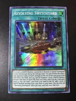 Yugioh Revolving Switchyard OP10-EN011 Super Rare LP FOIL - Image 1