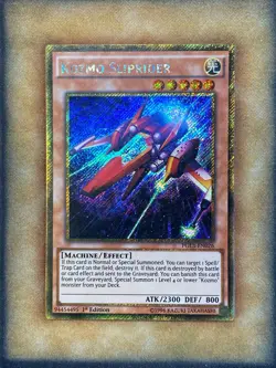 Yugioh Kozmo Sliprider PGL3-EN026 Gold Secret Rare 1st Ed NM - Image 1