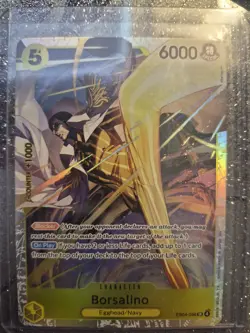 One Piece Card Game Borsalino SR EB04-058 OP15 English Version NM Yellow - Image 1