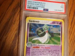 Pokemon 2003 Ruby Sapphire Gardevoir holo card, PSA 7 - Image 2