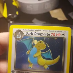 Pokemon Dark Dragonite 1st Edition Holo Rare 5/82 Team Rocket 70 HP Card - Image 2