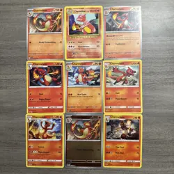 Charmeleon Pokemon Card Collection Lot Of 9 With Reverse Holo - Image 1