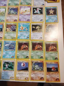 Lot Of 54 Vintage Gym Challenge Pokemon Cards Common Uncommon LP - Image 2
