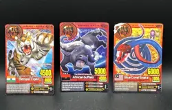 Animal Kaiser Card Lot x20 Holo Foil Rare Arcade Bandai Trading Cards - Image 3