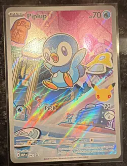 Pokemon Piplup Chimchar Turtwig Holo Card Lot MEP Set 2026 Eng 1st Collectors - Image 2